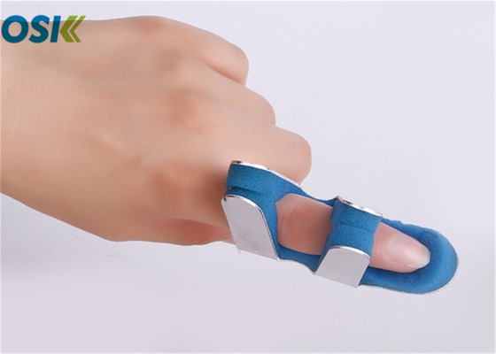 青によって位置を変えられている指の副木、創傷包帯のタイプ整形外科指の副木