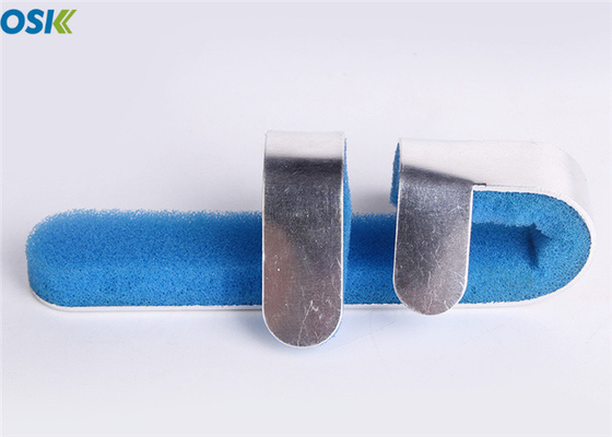 普遍的な指のためのサイズによって壊される骨の副木の青い泡アルミニウム材料